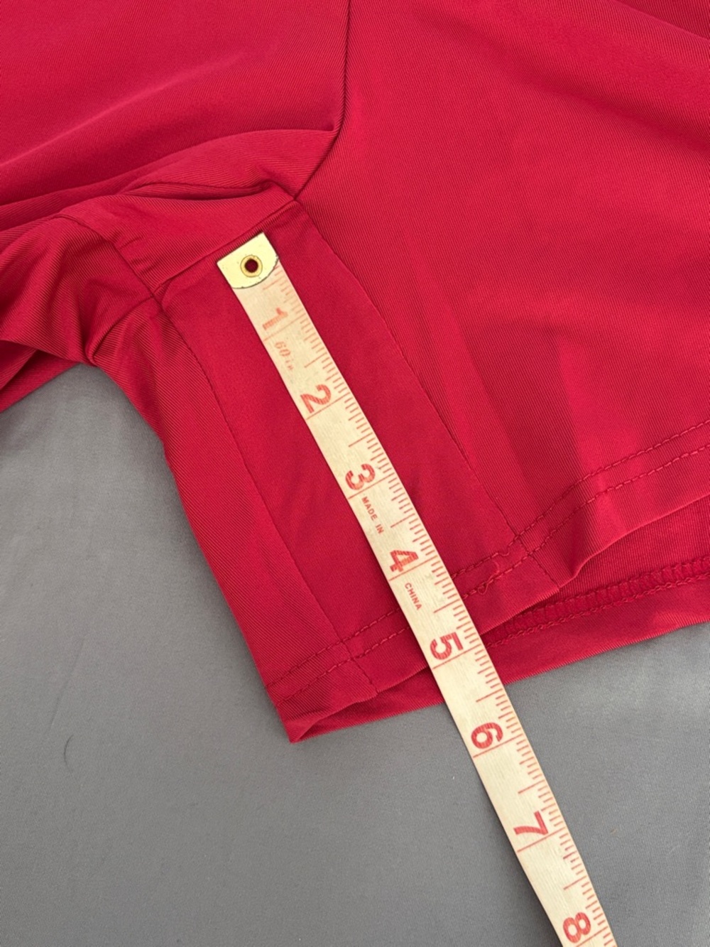 NWT Liberty Pro Red Athletic Shorts with Zip Pockets Sz L - Picture 3 of 6